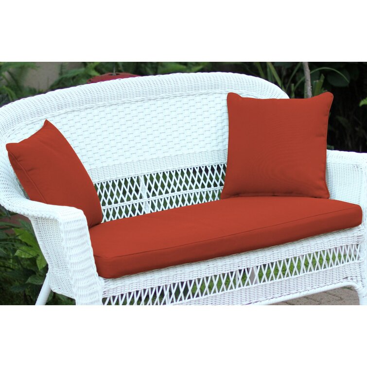 Jeco deals wicker loveseat